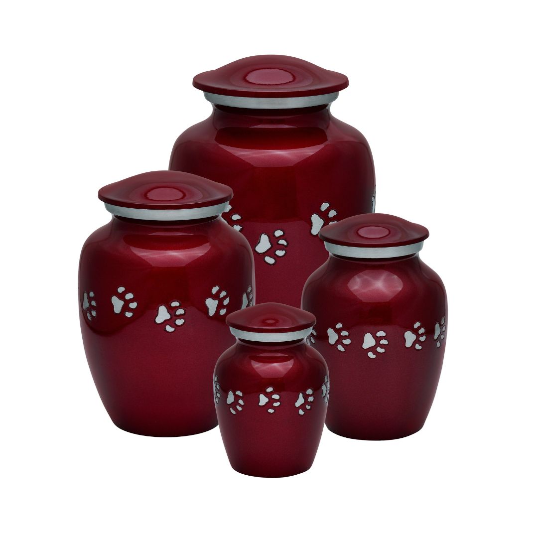 Red Classic Pet Urns – Model-2